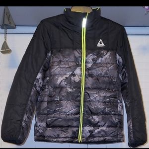 Boys Gerry Sz L 14/16Black  Medium Weight Quilted Puff Jacket  Pockets